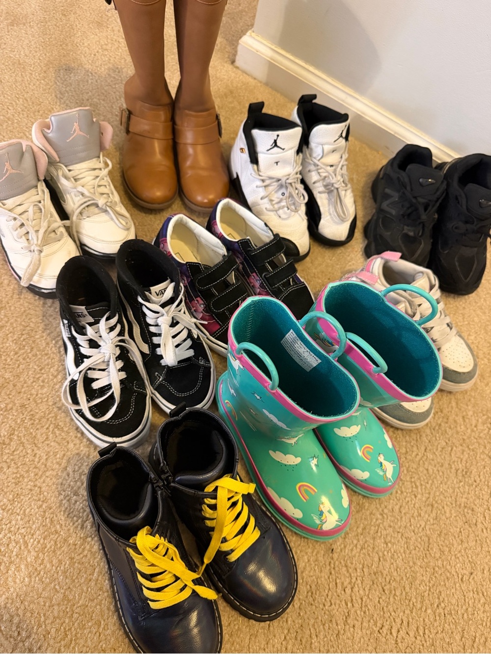 Kids Bundle of Sneakers/Boots size 13/1